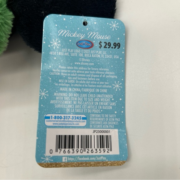 Disney Mickey and Mini Mouse Christmas Holiday Plush Bundle, 15", 2022 - Picture 4 of 9